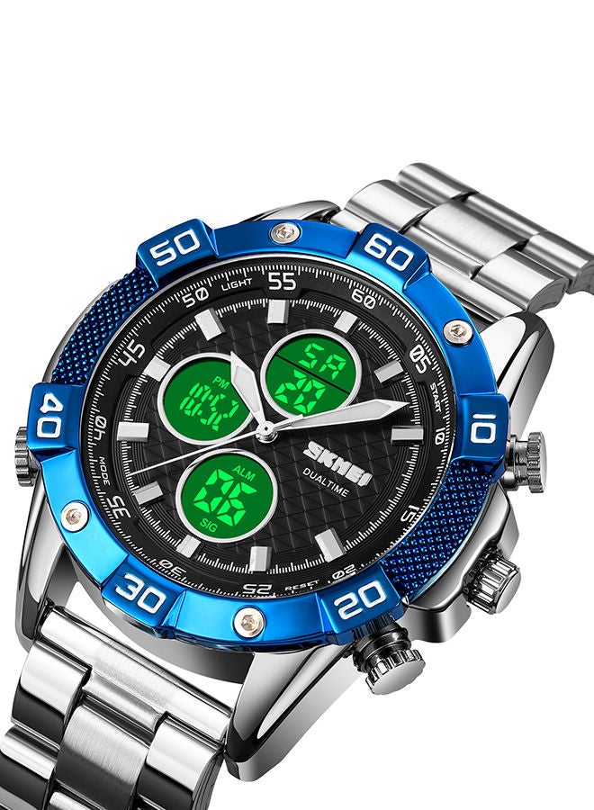 Men's Fashion Sports Quartz Dual Display Digital  Waterproof Watch 1838 - Image 3